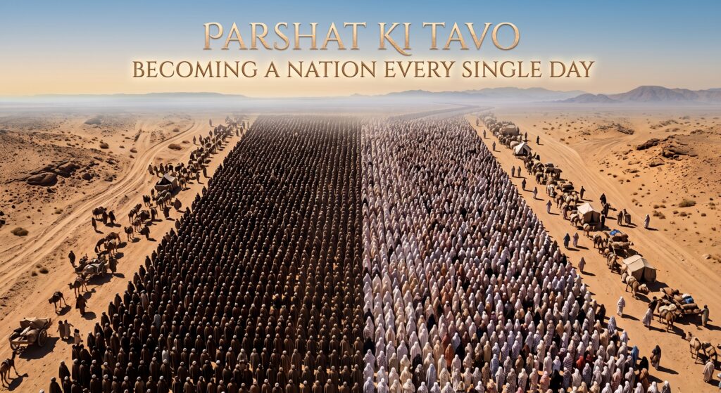 Parshat Ki Tavo – Becoming a Nation Every Single Day