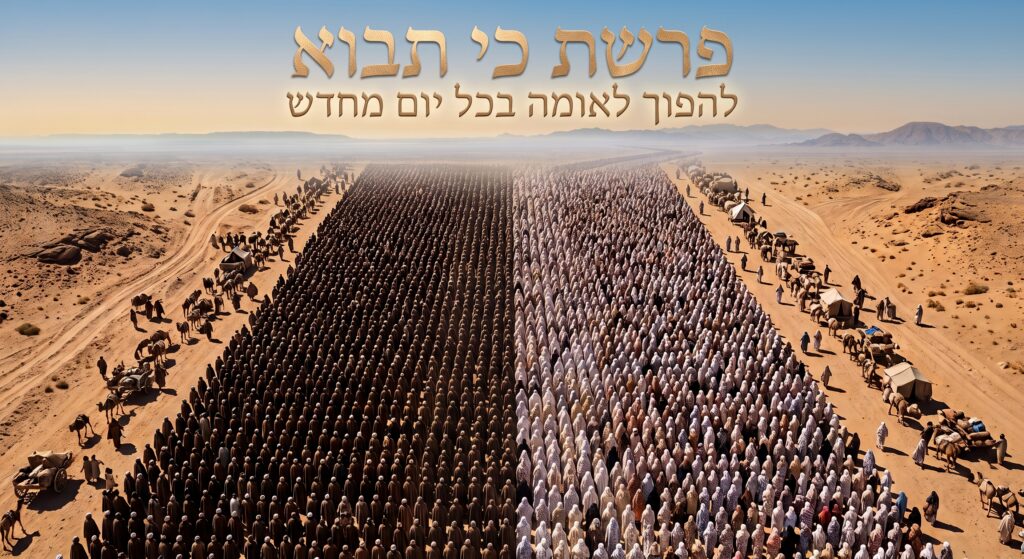 פרשת כי תבוא – נעשים לעם בכל יום מחדש