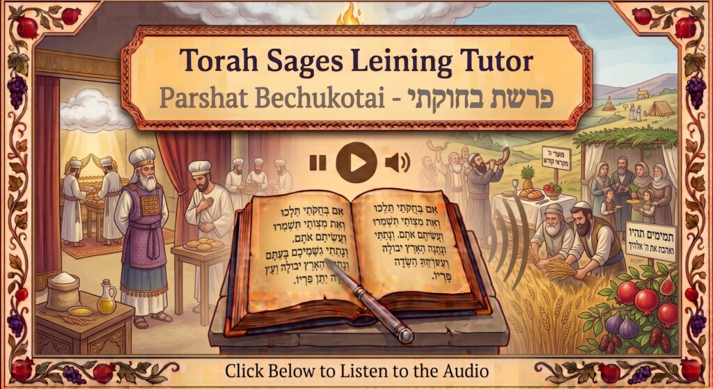 Parshat Bechukotai Torah reading, illustrated