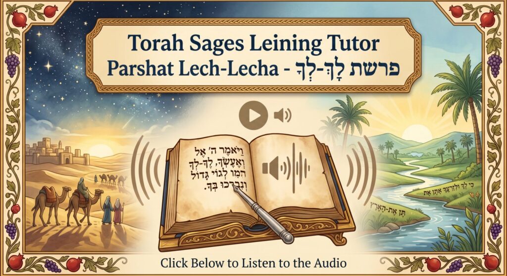 Parshat Lech-Lecha Torah reading, illustrated