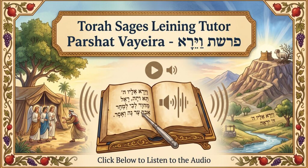 Parshat Vayeira Torah reading, illustrated