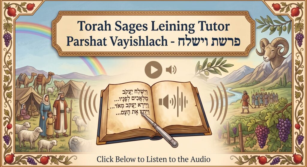 Parshat Vayishlach Torah reading, illustrated